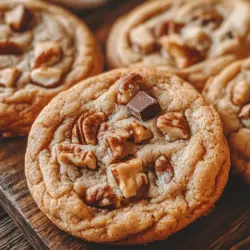 When it comes to cookies, few can rival the mouthwatering appeal of Brown Butter Pecan Cookies. Combining the nutty richness of brown butter with the crunchy texture of pecans, these cookies are a delightful treat that elevates traditional cookie recipes to new heights. The process of browning the butter adds a depth of flavor that transforms ordinary cookies into a gourmet experience.