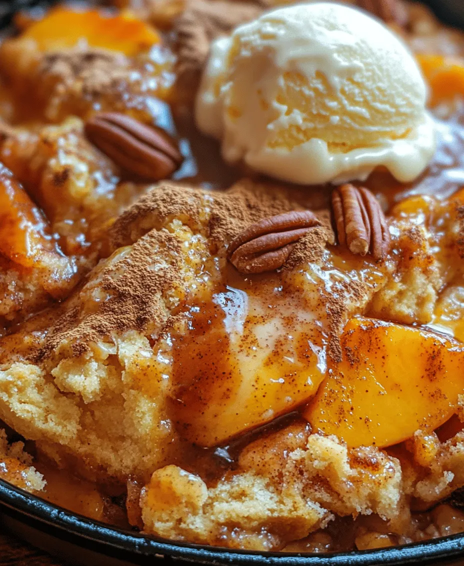 When it comes to comforting desserts, few can rival the classic appeal of peach cobbler. This beloved dish combines sweet, juicy peaches with a buttery, flaky topping, creating a delightful treat that warms the heart and pleases the palate. Now, imagine taking that traditional dessert and simplifying it into an easy, no-fuss recipe that anyone can whip up in no time. Enter the Peach Cobbler Dump Cake Delight, a dessert that merges the rich flavors of peach cobbler with the convenience of a dump cake, making it a perfect option for any occasion.