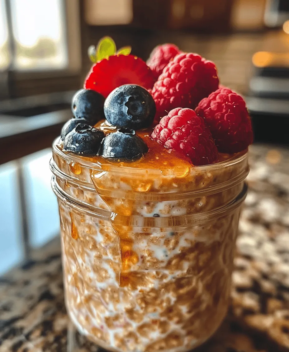 In today’s fast-paced world, breakfast often takes a back seat to our busy schedules. However, with the growing trend of meal prepping, overnight oats have emerged as a convenient and nutritious breakfast option that caters perfectly to our modern lifestyle. Imagine waking up to a delightful, ready-to-eat meal that combines the wholesome goodness of oats with the vibrant flavors of fresh berries and the natural sweetness of honey. This is exactly what the Berries & Honey Bliss Overnight Oats deliver.