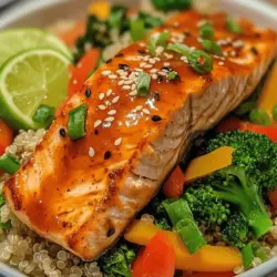 To create a Honey Sriracha Salmon Bowl that is both delectable and nutritious, let’s break down the key ingredients that contribute to its incredible taste and health benefits.