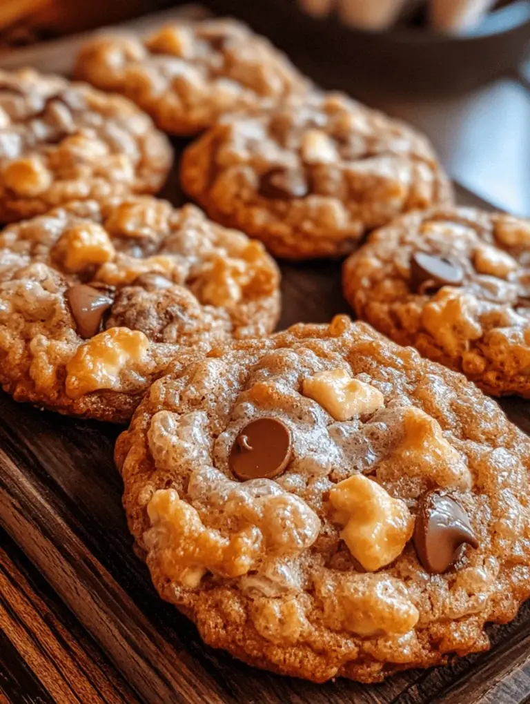 There is something undeniably comforting about the combination of cereal and chocolate, evoking memories of childhood treats and carefree afternoons. While Rice Krispie treats have long held a special place in our hearts, their cookie counterpart — Rice Krispie cookies with chocolate chips — offers a delightful twist that is both nostalgic and exciting. As we explore this recipe, we find that it brings together the familiar crunch of Rice Krispies with the rich, melty goodness of chocolate chips, creating a symphony of flavors and textures that makes these cookies perfect for any occasion.