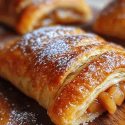 If you're searching for a quick and delightful dessert that embodies the comforting flavors of apple pie without the fuss, look no further than Easy Apple Pie Crescent Rolls. This recipe is perfect for busy individuals or families looking to satisfy their sweet tooth without spending hours in the kitchen. The beauty of these crescent rolls lies in their simplicity; they combine the warm, spiced goodness of apple pie with the convenience of refrigerated dough, making it an ideal choice for both seasoned bakers and novices.