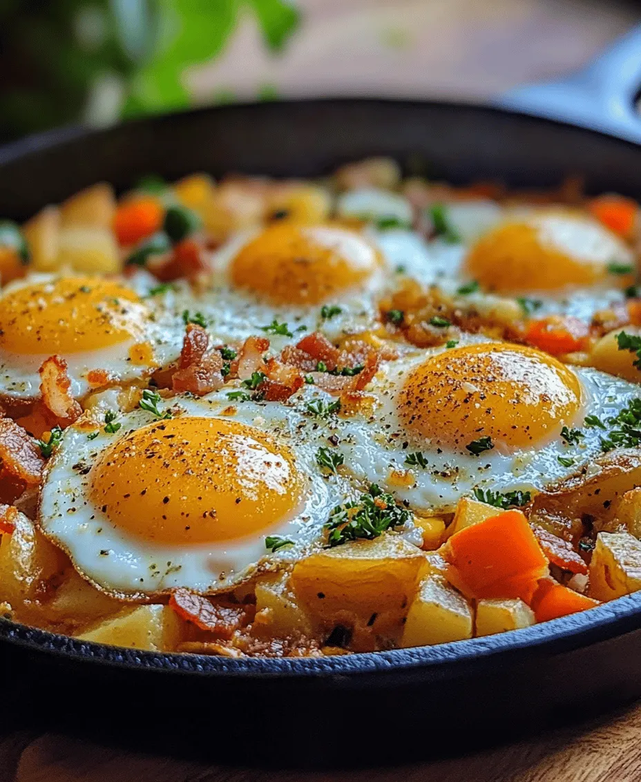 There's something undeniably satisfying about starting your day with a hearty meal that not only fills you up but also brings a burst of flavors to your palate. Enter the Hearty One-Pan Breakfast Skillet—a delightful dish that combines crispy potatoes, fresh vegetables, protein-rich eggs, and savory bacon or sausage. Drizzled with melted cheese and garnished with fresh parsley, this breakfast skillet is as visually appealing as it is delicious. Whether you're rushing to get out the door in the morning or enjoying a leisurely weekend brunch with family, this recipe is an excellent choice that promises to become a beloved staple in your kitchen.