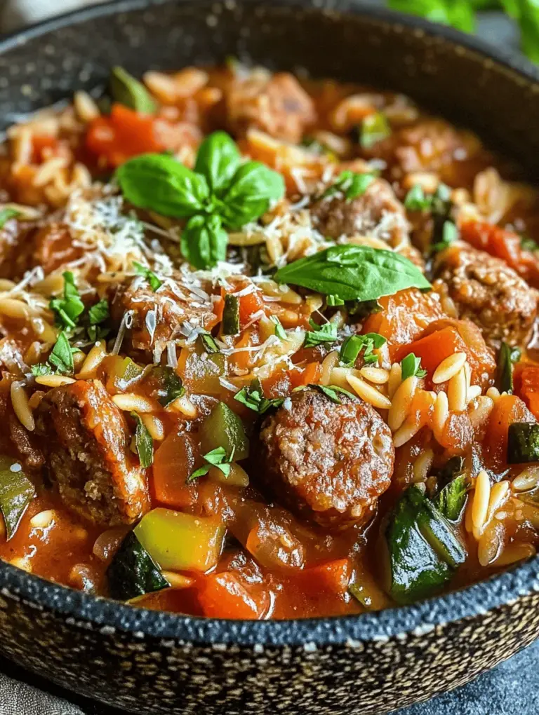 Before we dive into the step-by-step guide for preparing this delightful dish, it's essential to understand the key ingredients that contribute to the unique flavor profile of Zesty Italian Sausage Orzo.