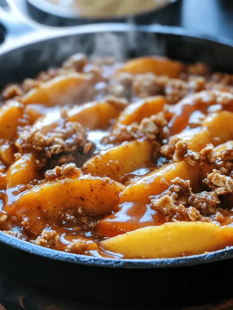 There’s something undeniably comforting about a freshly baked peach crisp, especially when it comes together in just one pan. The Delightful One-Pan Peach Crisp is the epitome of simplicity, allowing you to showcase the natural sweetness of ripe peaches while delivering a warm, satisfying dessert that will delight family and friends. Imagine a dish that not only celebrates the vibrant flavors of summer but also saves you time and effort in the kitchen—this peach crisp does just that.