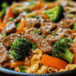 Welcome to the world of culinary bliss with our "Noodle Nirvana: Beef & Noodles Delight" recipe. This delightful dish combines succulent beef, perfectly cooked noodles, and a vibrant assortment of vegetables, creating a meal that is both satisfying and unforgettable. Whether you're a seasoned chef or a kitchen novice, this recipe promises to bring a burst of flavors to your table, making it an instant favorite for family dinners or gatherings with friends.