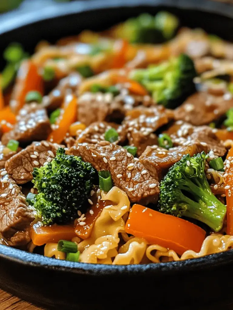 Welcome to the world of culinary bliss with our "Noodle Nirvana: Beef & Noodles Delight" recipe. This delightful dish combines succulent beef, perfectly cooked noodles, and a vibrant assortment of vegetables, creating a meal that is both satisfying and unforgettable. Whether you're a seasoned chef or a kitchen novice, this recipe promises to bring a burst of flavors to your table, making it an instant favorite for family dinners or gatherings with friends.