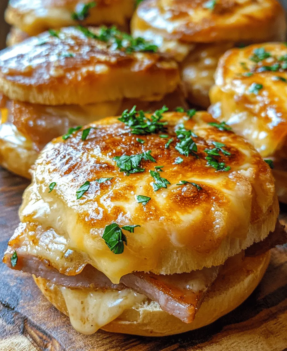 If you're in search of a comfort food that not only satisfies your cravings but also brings joy to gatherings, look no further than Cheesy Ham Paradise Sliders. These delightful mini sandwiches are a perfect blend of savory ham, gooey Swiss cheese, and a rich, buttery sauce that will have everyone coming back for seconds. Perfect for parties, family dinners, or even a cozy night in, these sliders are a fantastic way to elevate your meal game without spending all day in the kitchen.