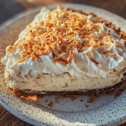 Explore the delightful world of desserts with our Irresistible Easy Coconut Cream Pie recipe. This classic favorite brings together the rich creaminess of coconut and the lightness of whipped cream, making it a perfect addition to any gathering or a sweet indulgence for yourself. Whether you’re hosting a summer barbecue, celebrating a birthday, or simply satisfying a sweet tooth, this coconut cream pie is sure to impress.