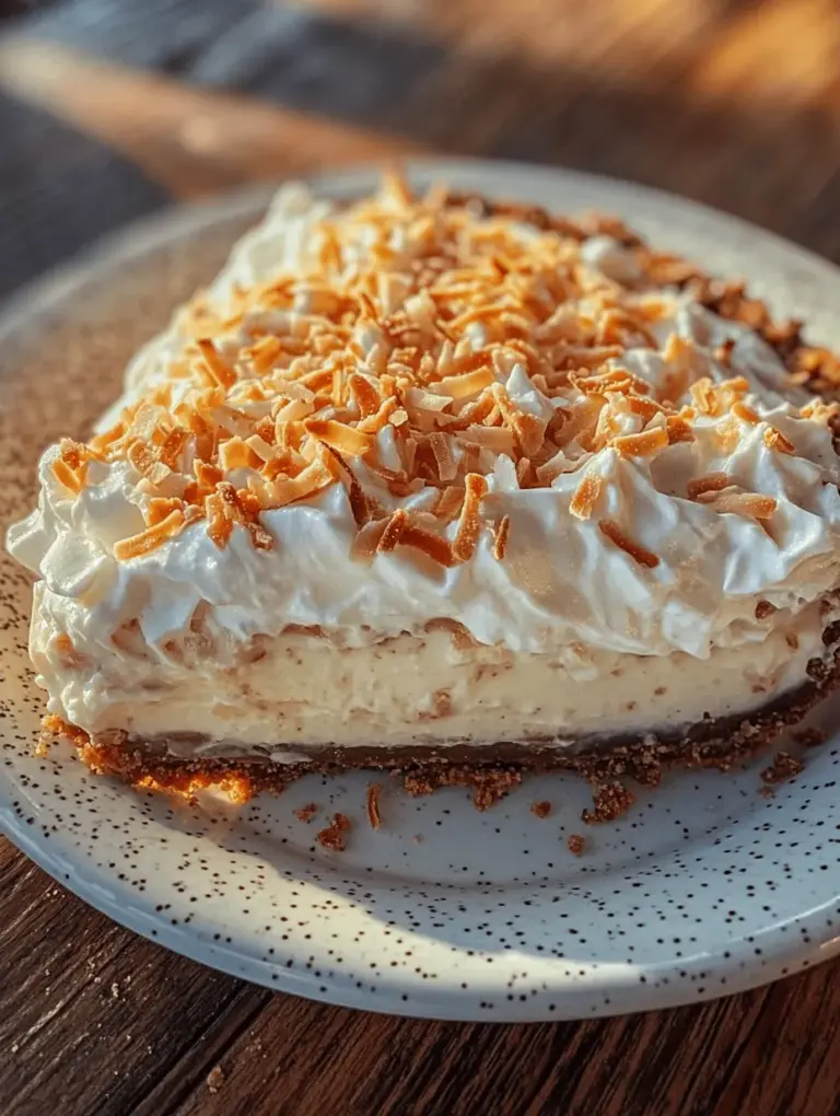 Explore the delightful world of desserts with our Irresistible Easy Coconut Cream Pie recipe. This classic favorite brings together the rich creaminess of coconut and the lightness of whipped cream, making it a perfect addition to any gathering or a sweet indulgence for yourself. Whether you’re hosting a summer barbecue, celebrating a birthday, or simply satisfying a sweet tooth, this coconut cream pie is sure to impress.