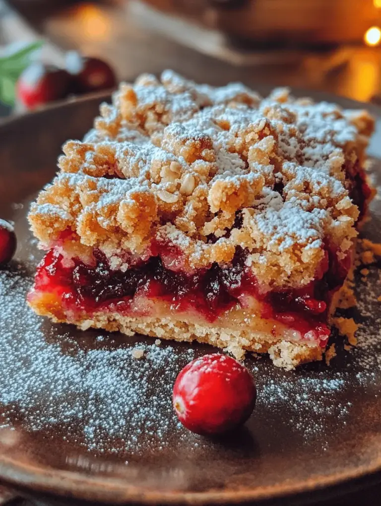 To truly appreciate the Cranberry Delight Crumble Bars, it is essential to understand the key components that come together to create this delicious dessert. Each ingredient plays a significant role in achieving the perfect balance of flavors and textures.