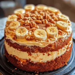 To create the best Banana Bliss Cake, understanding the role of each ingredient is crucial. This cake relies on fresh, quality components to ensure maximum flavor and texture. Below is an overview of the key ingredients that come together to form this delightful dessert.