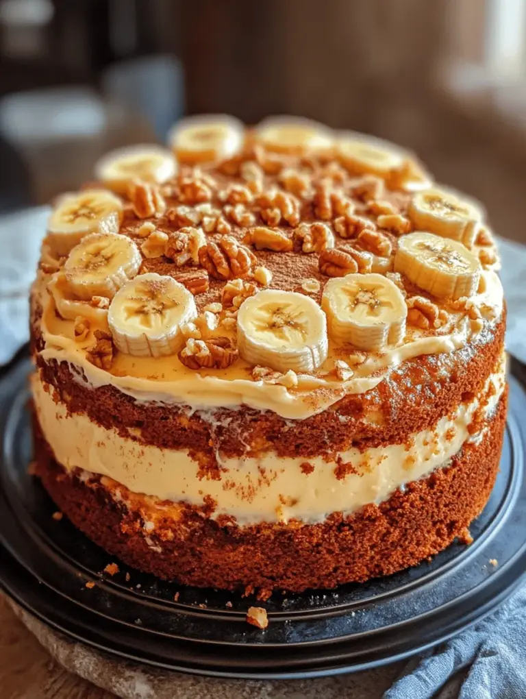 To create the best Banana Bliss Cake, understanding the role of each ingredient is crucial. This cake relies on fresh, quality components to ensure maximum flavor and texture. Below is an overview of the key ingredients that come together to form this delightful dessert.