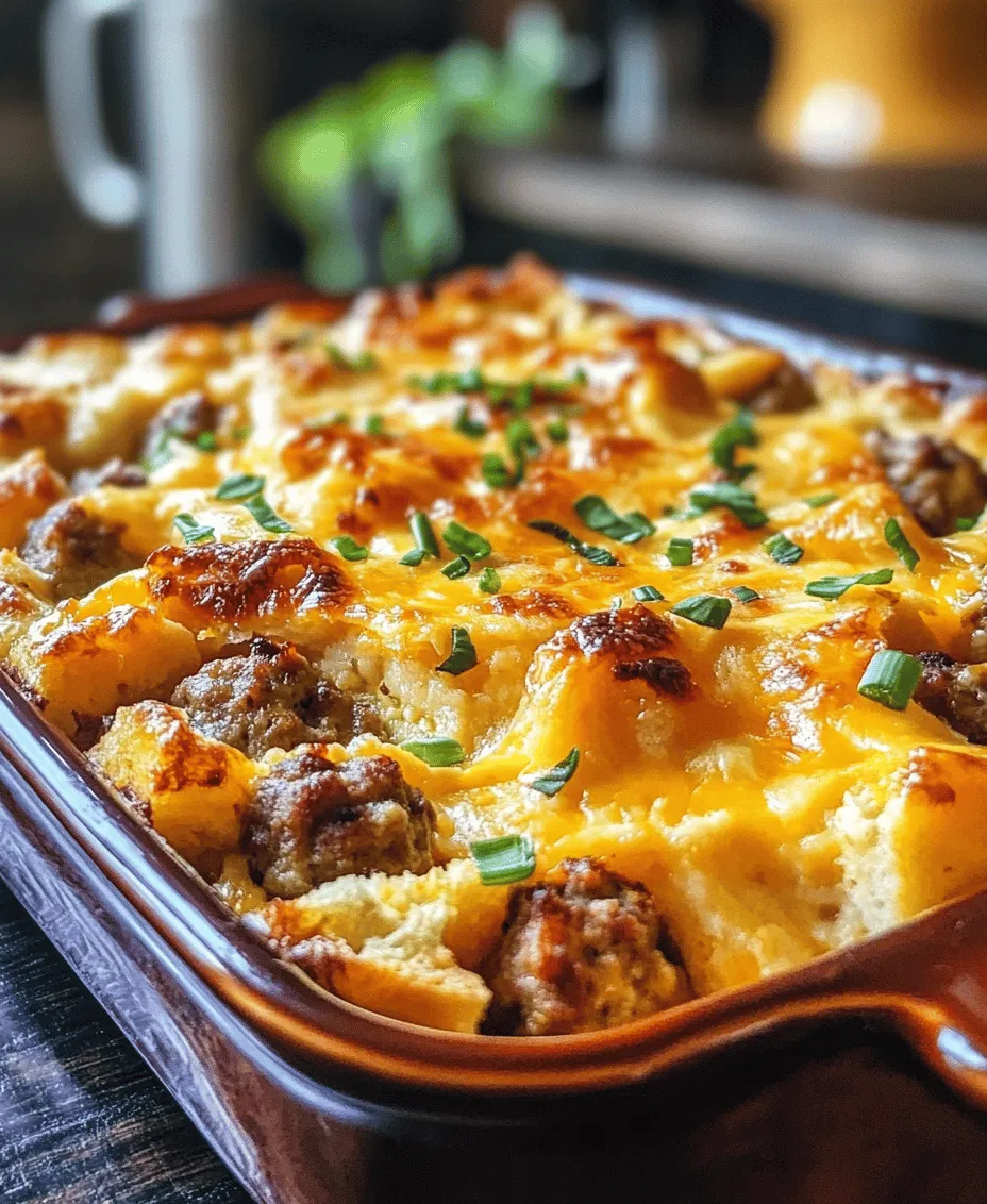 Breakfast casseroles have become a beloved staple for those who cherish hearty and convenient meals. They offer the perfect solution for busy mornings, family gatherings, or leisurely brunches. Among the plethora of options, the Classic Breakfast Sausage and Egg Casserole stands out for its rich flavors and satisfying textures, making it an irresistible choice for breakfast lovers everywhere. This dish seamlessly combines savory breakfast sausage, fluffy eggs, and gooey cheese, delivering a comforting meal that appeals to both adults and children alike. As an added bonus, it’s an ideal dish for meal prep, allowing you to whip up a delicious breakfast in advance and simply reheat it when you’re ready to enjoy.