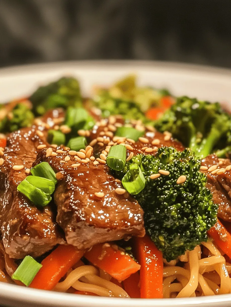 To create a truly unforgettable Savory Beef and Broccoli Ramen Stir Fry, it's essential to understand the role each ingredient plays in the dish. Here’s a breakdown of the key components: