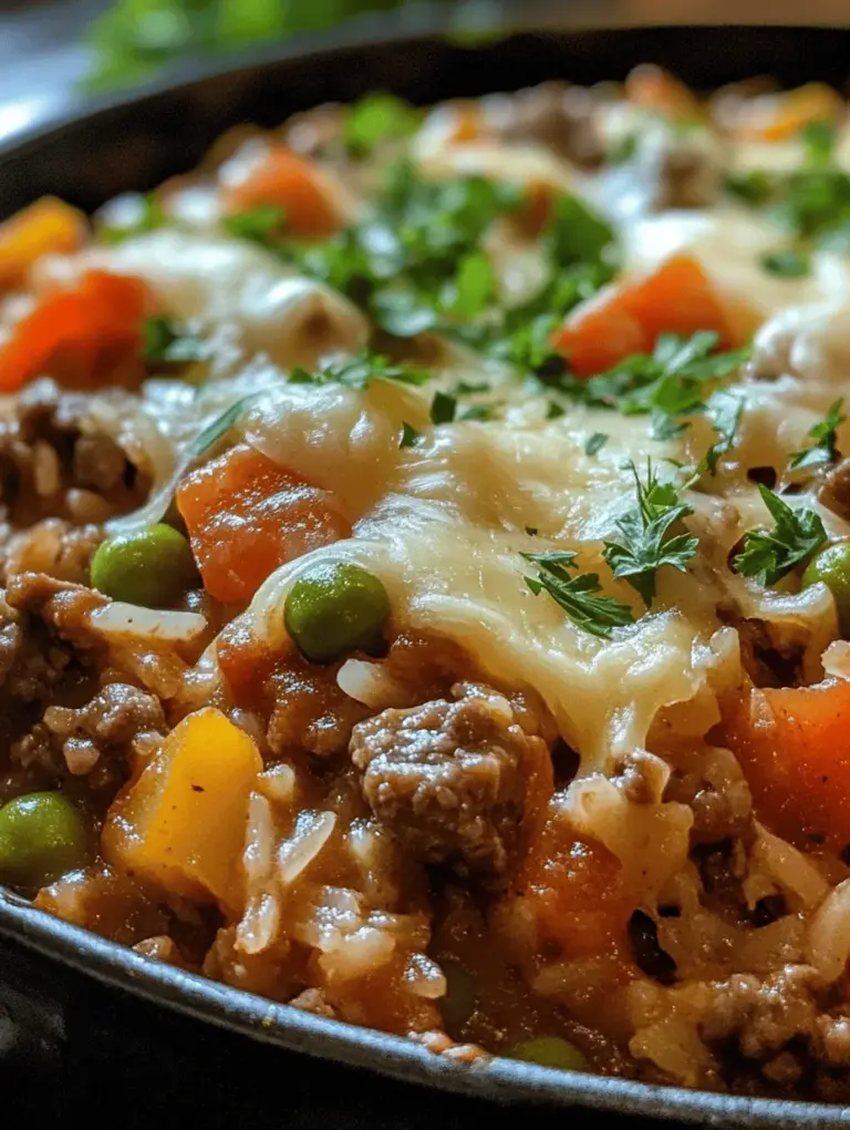 In the world of home cooking, few dishes evoke the same sense of comfort as a hearty casserole. Among them, the savory one-pot beef and rice casserole stands out as a quintessential meal that combines rich flavors with the wholesome goodness of rice and vegetables. This dish not only warms the body but also nourishes the soul, making it a favorite in many households. With its satisfying blend of textures and tastes, this casserole is perfect for family dinners, potluck gatherings, or simply when you're craving something hearty and fulfilling.