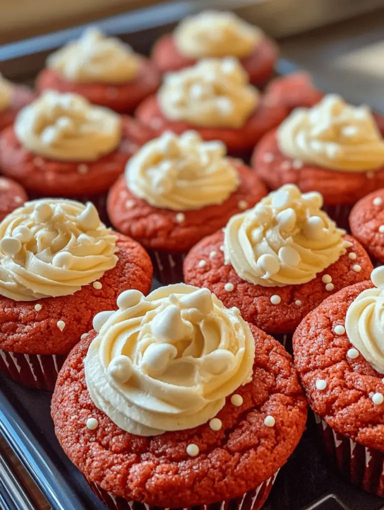 Welcome to the delightful world of cookies, where creativity meets indulgence! If you’ve ever found yourself captivated by the vibrant allure of a red velvet dessert, you’re not alone. Among the many tempting treats that have emerged from the culinary scene, Crumbl's Red Velvet Cupcake Cookies stand out as a beloved favorite. These cookies are not just a sweet treat; they are an experience, combining the classic charm of red velvet cake with the portable convenience of a cookie. With their soft and chewy texture, rich cocoa flavor, and luxurious cream cheese frosting, these cookies are a delightful way to satisfy your sweet tooth.