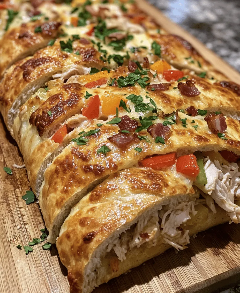 When it comes to comfort food, few dishes evoke the same sense of warmth and satisfaction as a freshly baked Stromboli. This delightful dish, particularly our Chicken Bacon Ranch Stromboli, combines the savory richness of tender chicken, the satisfying crunch of crispy bacon, and the creamy tang of ranch dressing, all enveloped in a golden, flaky crust. Whether you're preparing a cozy family dinner or looking for a crowd-pleasing appetizer for gatherings, this Stromboli is sure to impress.