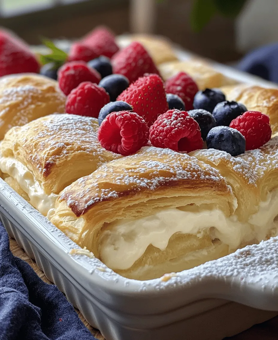 Are you looking for a dessert that perfectly combines rich, creamy flavors with a flaky, buttery texture? Look no further than the Cheesecake Crescent Rolls Casserole. This delightful treat is a clever twist on traditional cheesecake, merging the beloved flavors of cream cheese with the light, airy texture of crescent roll dough. Whether you are hosting a family gathering, celebrating a special occasion, or simply indulging in a sweet craving, this casserole is the perfect dessert.