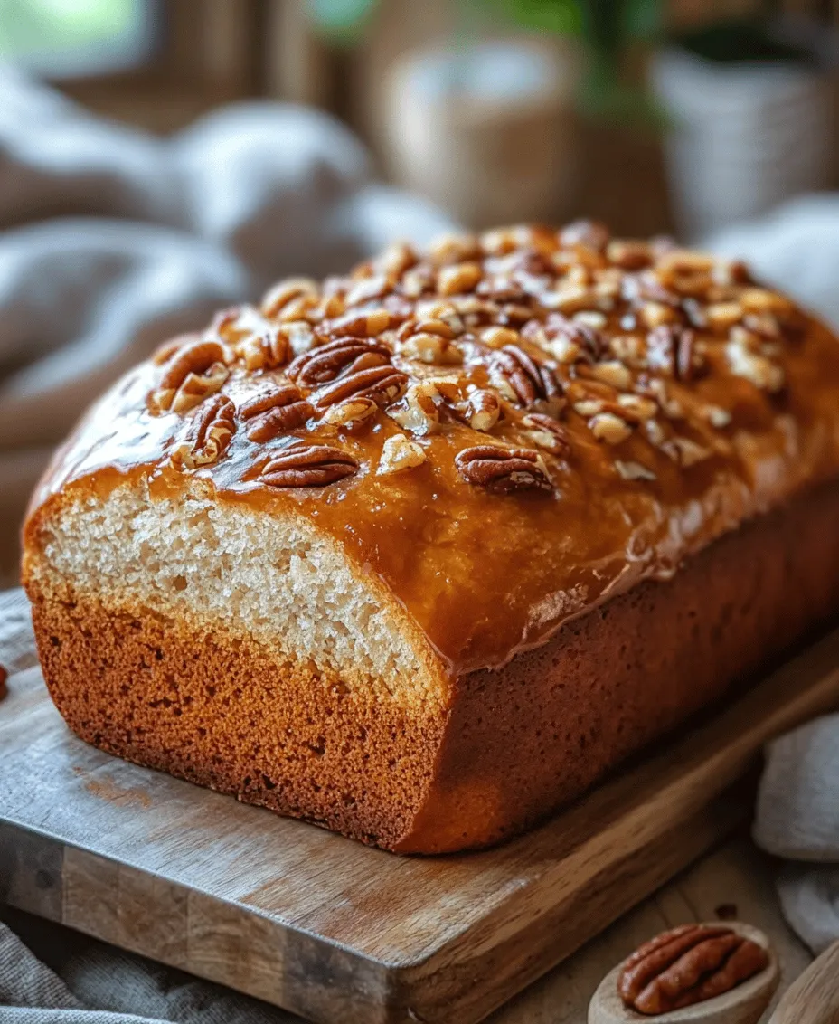 If you're looking for a treat that perfectly marries sweet, buttery, and nutty flavors, then the Honey Butter Sweet Alabama Pecanbread is the answer. This delightful bread showcases the rich, comforting essence of Southern baking, featuring the distinctive crunch of pecans and the natural sweetness of honey. It makes for an irresistible breakfast item, a satisfying snack, or a delectable dessert that can satisfy any sweet tooth.