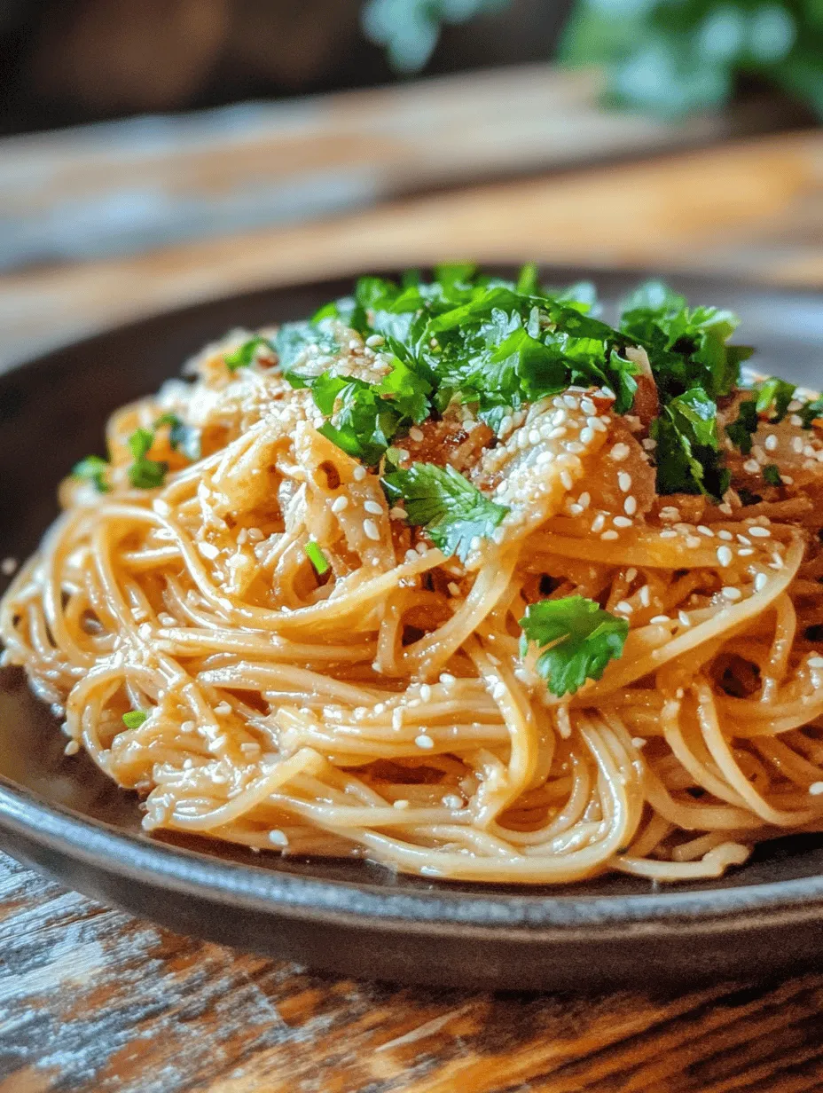 Garlic Sesame Noodles are a delightful fusion of taste and convenience, making them a staple in many kitchens around the world. This dish is not only quick to prepare but also incredibly versatile, allowing you to customize it to fit your dietary preferences or what you have on hand. Whether you are a busy professional looking for a fast meal, a parent juggling family schedules, or simply someone who loves a good noodle dish, Garlic Sesame Noodles can be your go-to recipe.