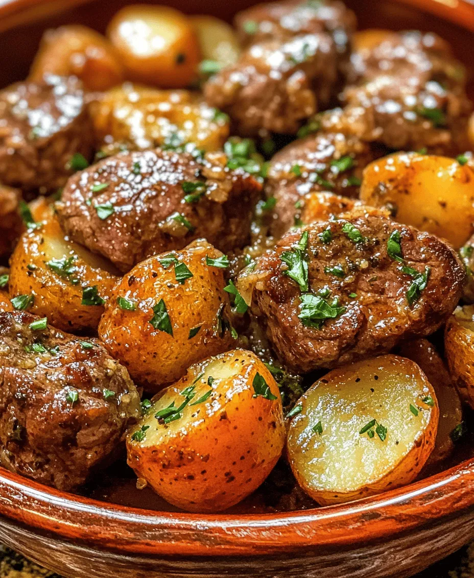 When it comes to comfort food, few dishes can rival the hearty delight of Savory Slow Cooker Garlic Butter Beef Bites & Potatoes. This dish is not just a meal; it's a warm embrace on a chilly evening, a reminder of home-cooked goodness, and a celebration of flavor. The tender beef bites, infused with a savory garlic butter sauce, paired with perfectly cooked baby potatoes, create a dish that is not only satisfying but also incredibly inviting.