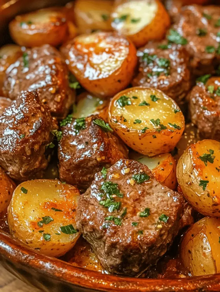 When it comes to comfort food, few dishes can rival the hearty delight of Savory Slow Cooker Garlic Butter Beef Bites & Potatoes. This dish is not just a meal; it's a warm embrace on a chilly evening, a reminder of home-cooked goodness, and a celebration of flavor. The tender beef bites, infused with a savory garlic butter sauce, paired with perfectly cooked baby potatoes, create a dish that is not only satisfying but also incredibly inviting.