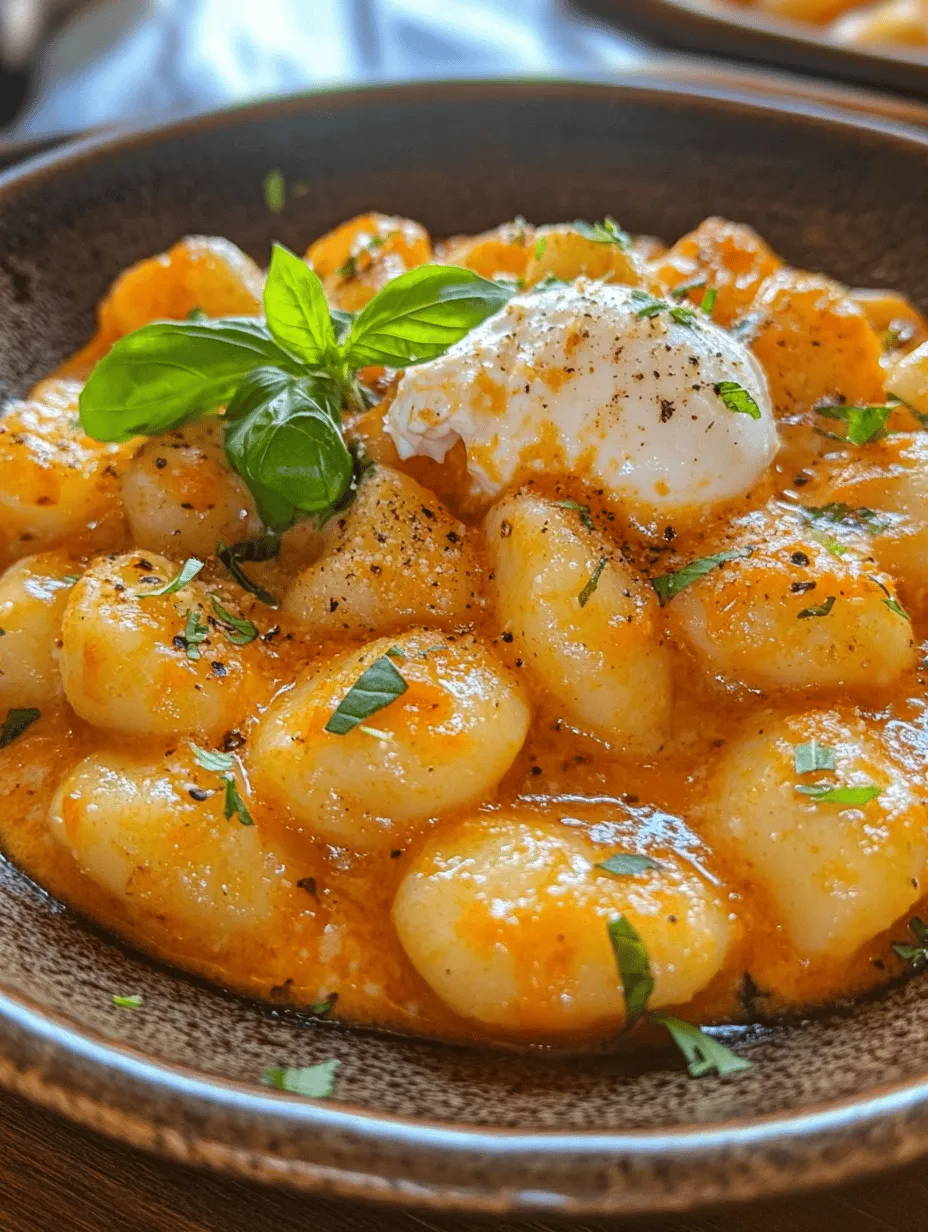 If you’re searching for a dish that beautifully marries comfort food with rich, indulgent flavors, look no further than Creamy Tomato Gnocchi with Burrata. This delightful recipe encapsulates everything we love about home-cooked meals: it’s hearty, satisfying, and bursting with taste. The gnocchi, which serves as the perfect vessel for a luscious tomato cream sauce, is complemented by the luxurious creaminess of burrata cheese.