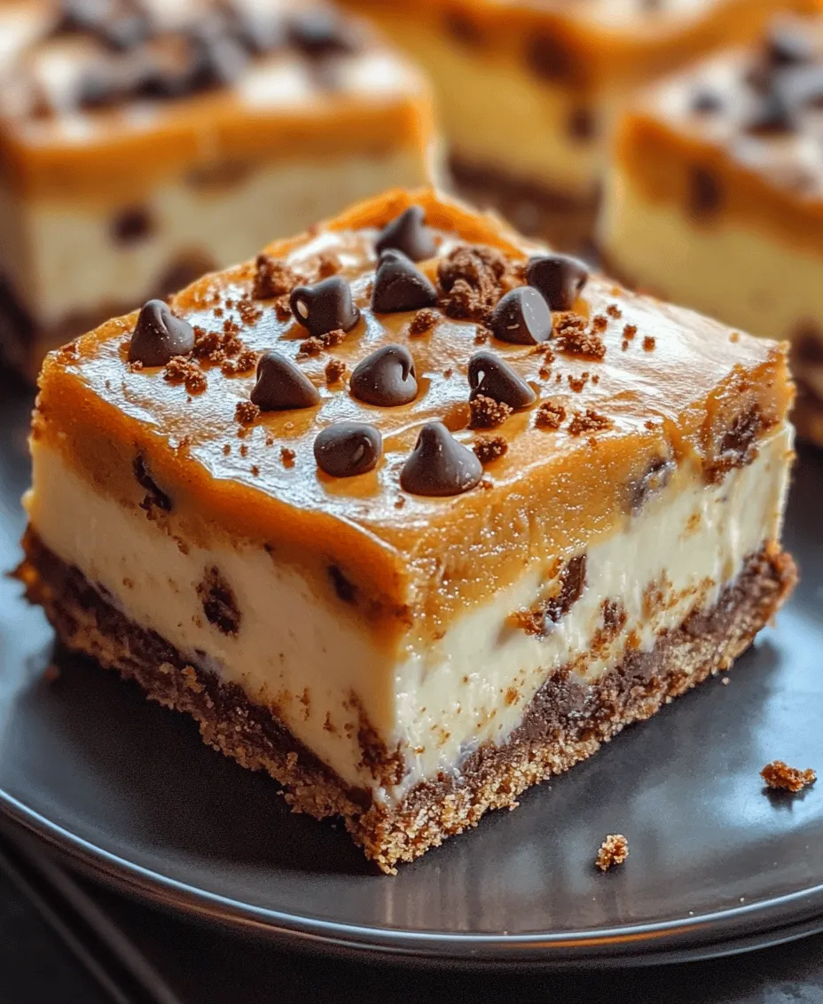 To truly appreciate the Decadent Chocolate Chip Cookie Cheesecake Bars, it's essential to understand the individual components that make up this dessert. Each layer plays a critical role in creating the overall flavor and texture that makes these bars so irresistible.