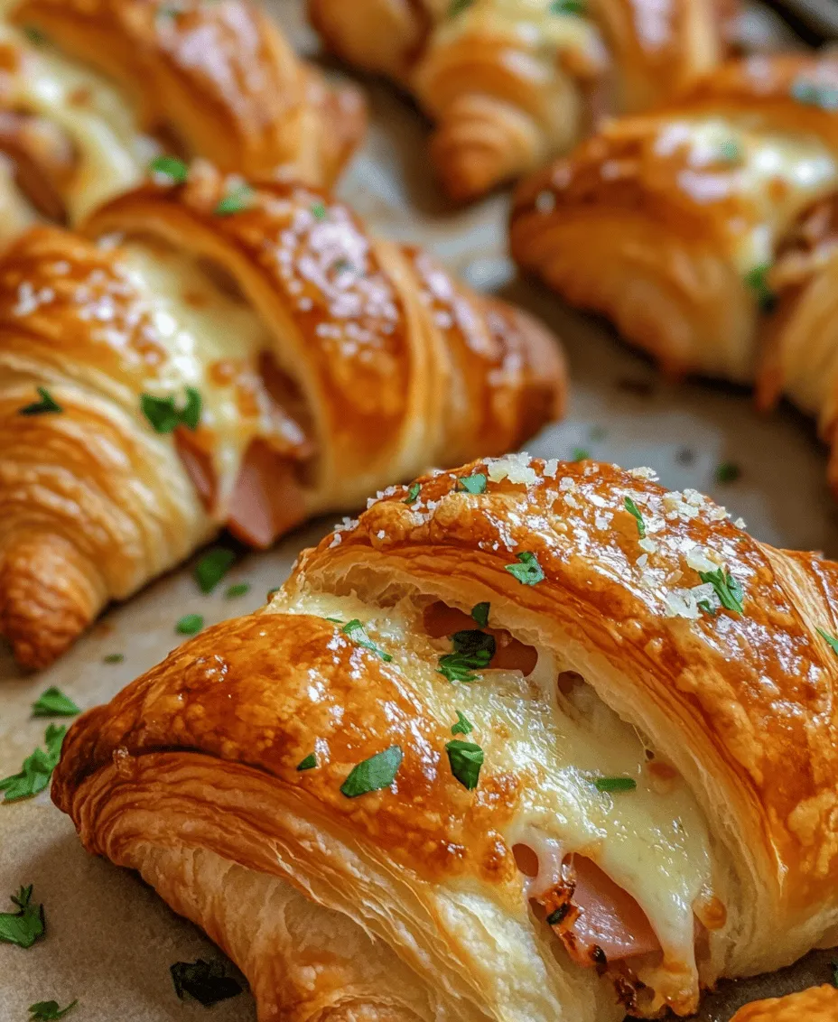 Baked ham and cheese croissants are not just a simple snack; they encapsulate the essence of indulgence and comfort in every flaky, buttery bite. These delightful pastries combine the rich, savory flavors of quality ham and creamy cheese, all enveloped in a perfectly baked croissant shell. Whether you're serving them as a breakfast treat, a brunch centerpiece, or a light dinner option, these croissants are guaranteed to be a hit with family and friends alike. In this article, we will guide you through the process of creating these mouthwatering baked ham and cheese croissants in the comfort of your own kitchen. With just a handful of simple ingredients and straightforward steps, you can enjoy the warm, cheesy goodness of freshly baked croissants that promise to elevate any meal.