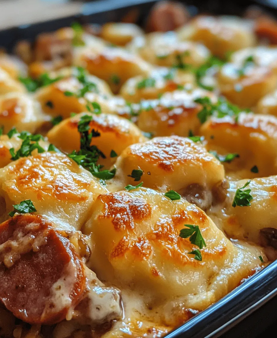 When it comes to comfort food, few dishes can compete with the heartwarming appeal of a pierogi casserole. This Cheesy Crockpot Pierogi Casserole with Kielbasa is not just a meal; it’s an experience that brings warmth and satisfaction to any dining table. Imagine layers of tender, savory pierogies nestled among slices of flavorful kielbasa, all enveloped in a creamy, cheesy sauce. This dish captures the essence of home-cooked meals, making it perfect for family dinners or gatherings with friends.