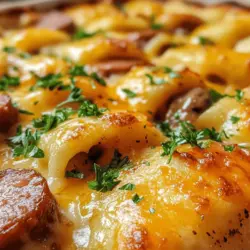 When it comes to comfort food, few dishes can compete with the heartwarming appeal of a pierogi casserole. This Cheesy Crockpot Pierogi Casserole with Kielbasa is not just a meal; it’s an experience that brings warmth and satisfaction to any dining table. Imagine layers of tender, savory pierogies nestled among slices of flavorful kielbasa, all enveloped in a creamy, cheesy sauce. This dish captures the essence of home-cooked meals, making it perfect for family dinners or gatherings with friends.