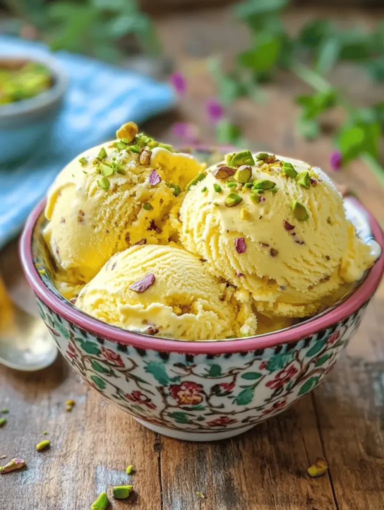 History shows that ice cream has been a beloved treat in Persia for centuries, with its origins dating back to the Safavid dynasty (1501–1736). This period marked a flourishing of culture, art, and cuisine, where the enjoyment of frozen desserts became an integral part of social gatherings and celebrations. Traditionally, Persian ice creams were made using natural ingredients, often flavored with fruits, nuts, and spices, reflecting the region's agricultural bounty.