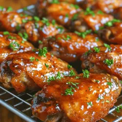 Chicken wings have become a beloved staple at gatherings, game days, and casual meals, celebrated for their versatility and ability to cater to a variety of taste preferences. Whether served as an appetizer, main course, or party snack, these delectable morsels can be prepared in numerous styles, from spicy buffalo wings to tangy lemon pepper. Among the myriad of options, Sweet and Sticky Honey BBQ Wings stand out as a crowd-pleaser, offering a delightful combination of sweet and savory flavors that tantalize the taste buds.