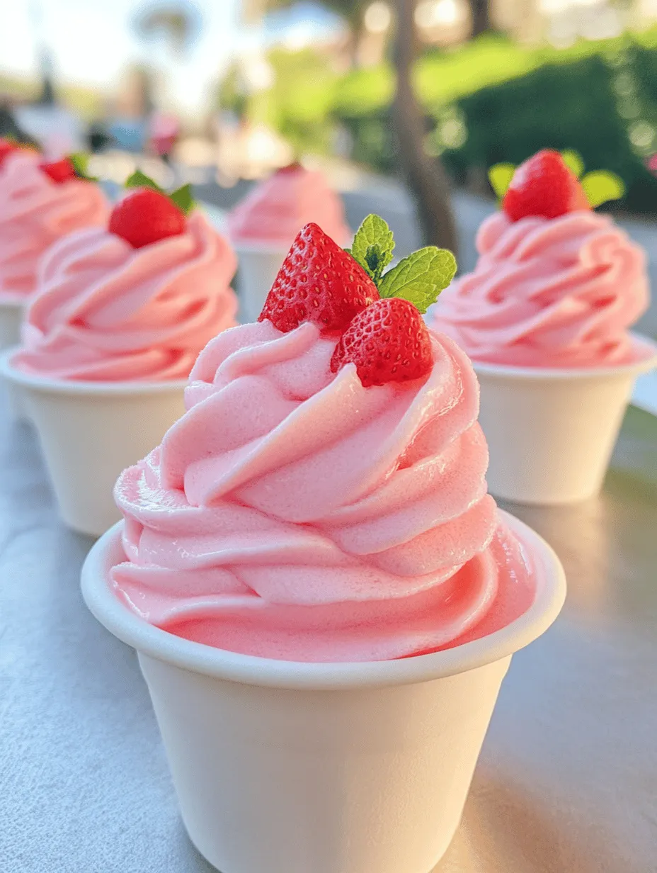 To create the Heavenly Strawberry Dole Whip Delight, it’s important to understand the core ingredients that contribute to its unique flavor and texture. Each component plays a vital role in making this dessert a truly heavenly experience.