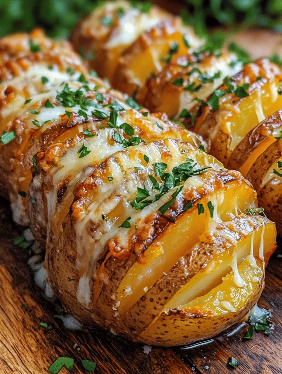 Hasselback potatoes are a delightful dish that reimagines the traditional baked potato, transforming it into an eye-catching centerpiece perfect for any meal. Originating from Sweden, this dish has gained immense popularity in kitchens around the world for its unique presentation and the ability to infuse flavors deeply into the potato. The exciting aspect of Hasselback potatoes lies not just in their appearance; they are also incredibly versatile, allowing you to customize flavors and toppings to suit any occasion—be it a casual family dinner, a festive gathering, or an elegant holiday feast.