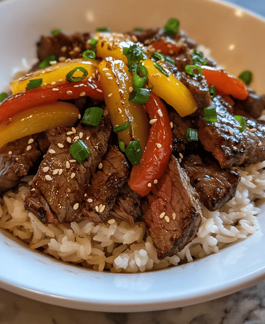 In the fast-paced world we live in, finding time to prepare a delicious and nutritious meal can often feel like a challenge. Enter the Savory Beef and Pepper Rice Bowl Delight: a dish that not only satisfies your hunger but also tantalizes your taste buds. This meal is the perfect solution for those who crave a hearty, flavorful dinner that can be whipped up in no time. With its vibrant colors and robust flavors, this rice bowl is an inviting option for both busy weeknights and leisurely family dinners.