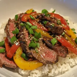 In the fast-paced world we live in, finding time to prepare a delicious and nutritious meal can often feel like a challenge. Enter the Savory Beef and Pepper Rice Bowl Delight: a dish that not only satisfies your hunger but also tantalizes your taste buds. This meal is the perfect solution for those who crave a hearty, flavorful dinner that can be whipped up in no time. With its vibrant colors and robust flavors, this rice bowl is an inviting option for both busy weeknights and leisurely family dinners.