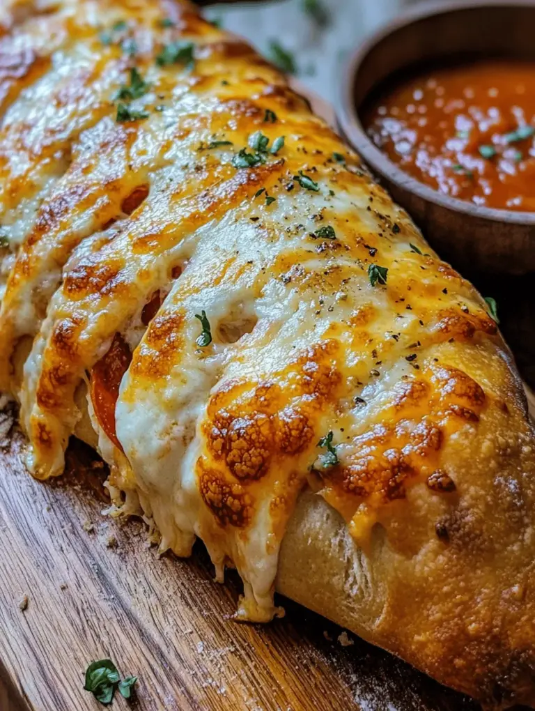 If you’re looking for a meal that perfectly balances convenience and indulgence, look no further than the Tremendous Cheesy Pepperoni Stromboli. Originating from Italy, Stromboli is a delightful dish that combines elements of pizza and calzone, wrapped in a delicious, golden-brown crust. This portable meal is not only easy to prepare but also perfect for sharing at parties, family gatherings, or even as a satisfying weeknight dinner.