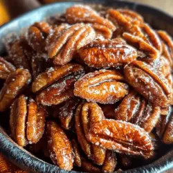 Pecans are a beloved nut, celebrated for their rich flavor and versatility in both cooking and baking. Whether tossed into a salad, incorporated into desserts, or enjoyed as a snack, pecans bring a delightful crunch and a touch of sweetness to any dish. Among the myriad ways to enjoy these nuts, one particularly enticing recipe stands out: Sweet & Crunchy Cinnamon Sugar Pecans. This delightful treat combines the natural goodness of pecans with a sweet cinnamon sugar coating, creating an irresistible snack perfect for any occasion.