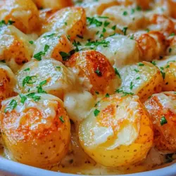 In the realm of culinary comfort foods, few dishes can rival the indulgence of Velvety Easy Creamy Garlic Sauce Baby Potatoes. This delightful recipe transforms humble baby potatoes into a luxurious side dish that brings a burst of flavor and richness to your table. The combination of creamy garlic sauce and tender potatoes makes for an irresistible pairing that elevates even the simplest of meals.