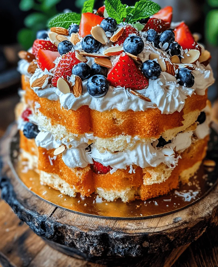 Heaven On Earth Cake is a delightful dessert that captures the essence of lightness and indulgence in every bite. This visually stunning cake is a perfect combination of fluffy angel food cake, rich whipped cream, and an assortment of fresh seasonal fruits. With its cloud-like texture and vibrant flavors, it is no wonder that Heaven On Earth Cake has become a favorite for gatherings, celebrations, and special occasions.