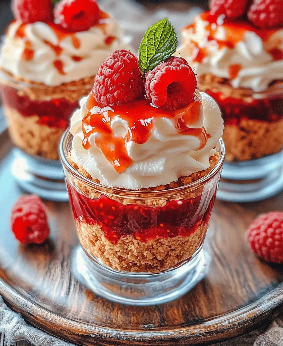 Indulge in the delightful world of desserts with our exquisite Raspberry Cheesecake Parfaits recipe. This layered treat artfully combines the creamy richness of classic cheesecake, the tangy brightness of fresh raspberries, and the satisfying crunch of graham cracker crust. Perfect for any occasion—be it a lively summer gathering, a festive holiday celebration, or a simple sweet indulgence at home—these parfaits are as visually stunning as they are delicious.