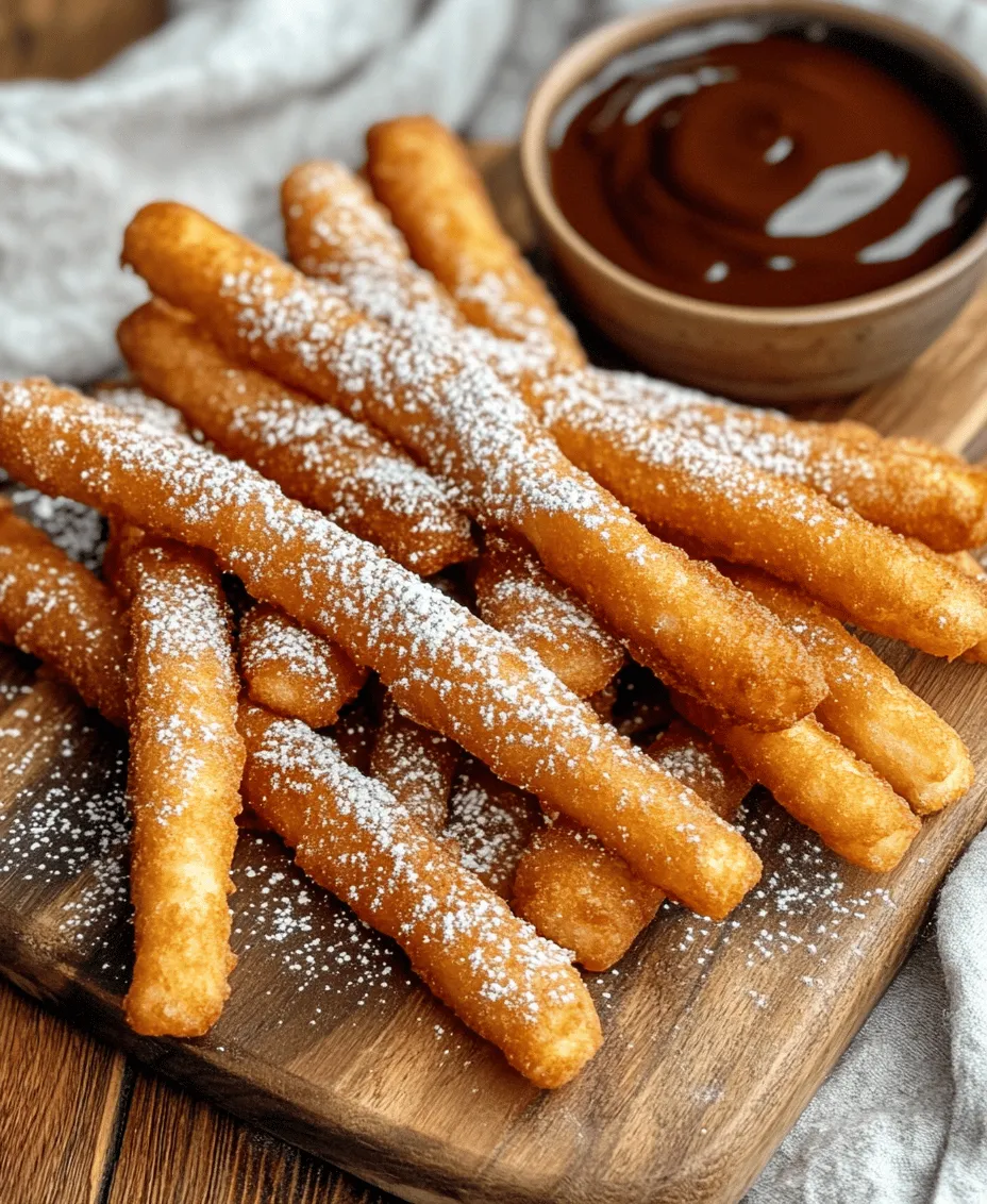 Funnel cake sticks are a delightful twist on a beloved classic, often found sizzling at fairs, carnivals, and amusement parks. These crispy, sweet treats have captured the hearts of many with their golden-brown exterior and light, airy interior. The joy of enjoying funnel cake sticks extends beyond their taste; they evoke fond memories of carefree days spent at fun-filled events, with the air thick with laughter and the smell of fried dough wafting through the crowd.