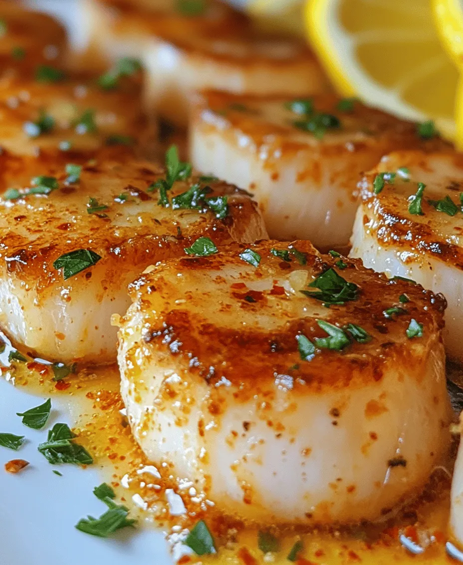 Sea scallops are a true treasure of the ocean, celebrated for their sweet flavor and tender texture. These mollusks are not only a culinary delight but also a nutritious choice, rich in protein, low in calories, and packed with essential nutrients such as vitamin B12, magnesium, and omega-3 fatty acids. Their delicate taste makes them incredibly versatile, allowing them to shine in various culinary applications, from simple searing to complex sauces. When cooked correctly, sea scallops develop a beautiful caramelized crust while remaining tender and moist inside, creating a perfect balance of flavors and textures.