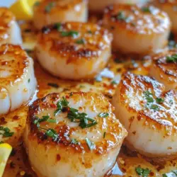 Sea scallops are a true treasure of the ocean, celebrated for their sweet flavor and tender texture. These mollusks are not only a culinary delight but also a nutritious choice, rich in protein, low in calories, and packed with essential nutrients such as vitamin B12, magnesium, and omega-3 fatty acids. Their delicate taste makes them incredibly versatile, allowing them to shine in various culinary applications, from simple searing to complex sauces. When cooked correctly, sea scallops develop a beautiful caramelized crust while remaining tender and moist inside, creating a perfect balance of flavors and textures.