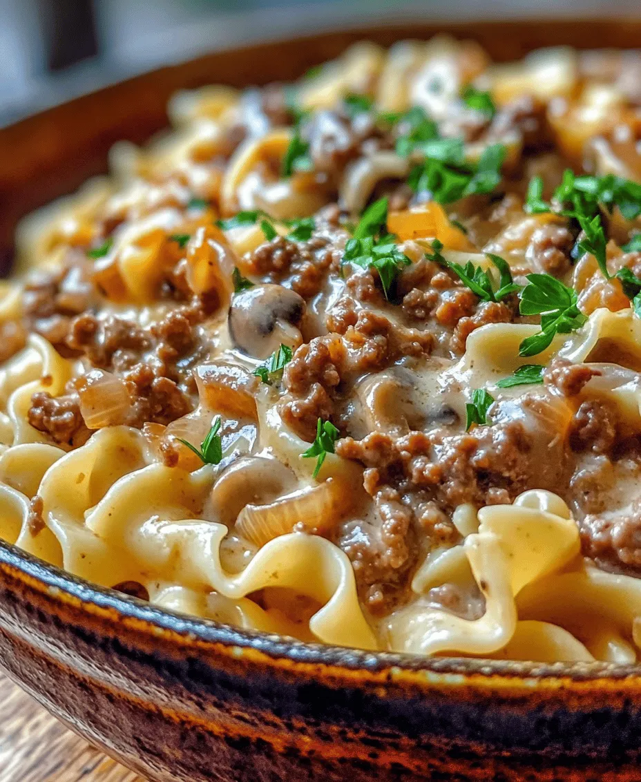 In the realm of comforting meals, few dishes can compete with the rich and hearty flavors of a classic ground beef stroganoff. This savory recipe combines tender ground beef with succulent mushrooms and a creamy sauce, all served over egg noodles for a satisfying dinner that can be ready in just 30 minutes. The beauty of ground beef stroganoff lies in its versatility and ease of preparation, making it a go-to dish for busy weeknights or special gatherings. Whether you're looking for a quick weeknight meal or a dish to impress guests, this ground beef stroganoff is sure to delight. In this article, we will delve into the origins of stroganoff, the ingredients that make it special, and a step-by-step guide to creating this delicious dish at home.