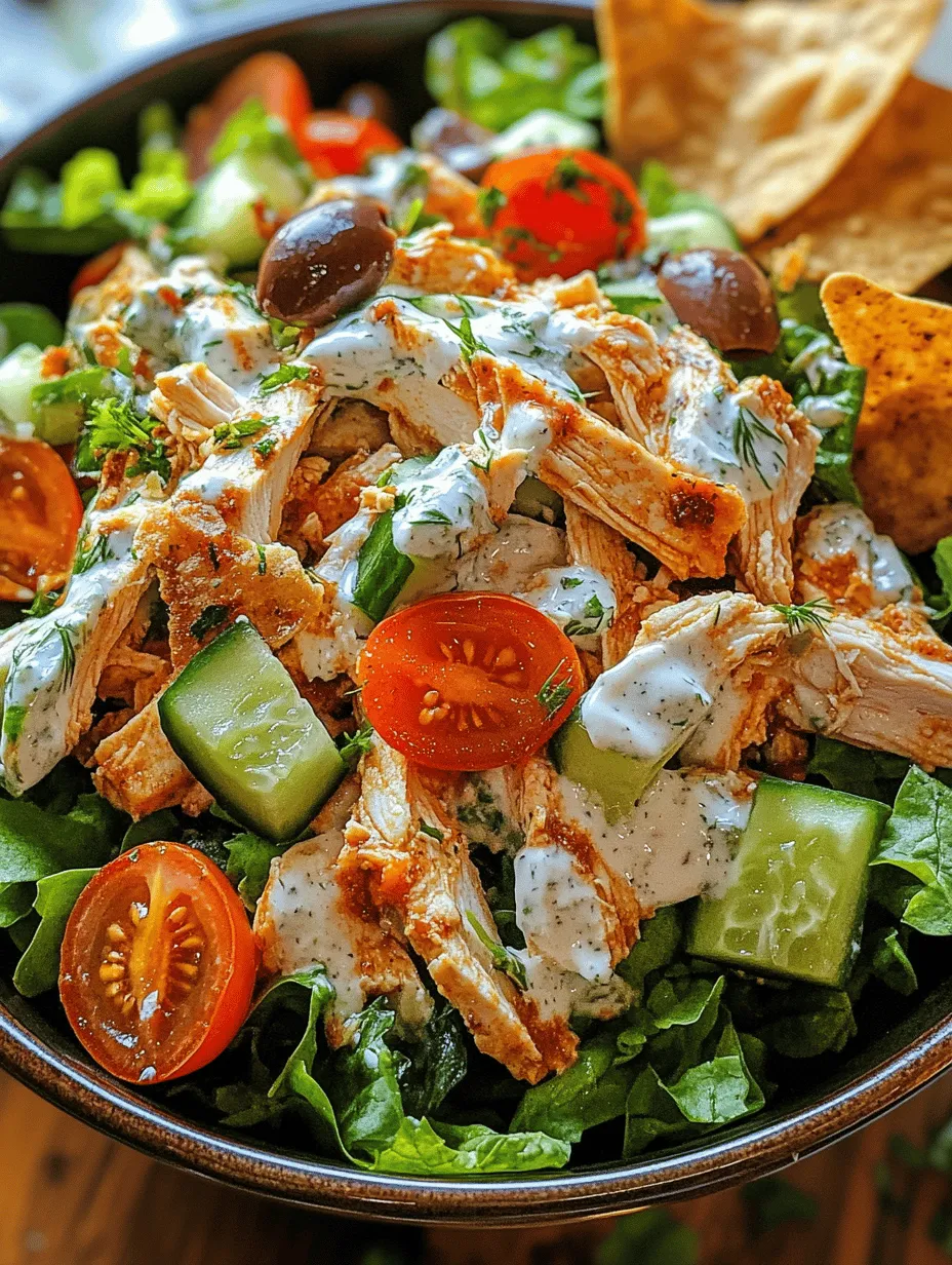 In the world of healthy eating, few dishes are as refreshing and satisfying as a Tzatziki Chicken Salad. This delightful recipe brings together the rich flavors of Greek cuisine, combining tender shredded chicken with a creamy tzatziki dressing that’s both zesty and refreshing. Perfect for a light lunch or a casual dinner, this salad not only pleases the palate but also packs a nutritional punch. In this article, we will explore the ingredients, preparation steps, and the health benefits of each component, ensuring you have a comprehensive understanding of this delicious dish.