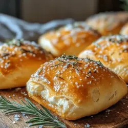 There's something undeniably captivating about the aroma of freshly baked soft pretzels wafting through your kitchen. Whether enjoyed as a snack during a movie night, served as a warm appetizer at a gathering, or simply relished on a rainy afternoon, homemade soft pretzels have a way of elevating the ordinary into the extraordinary. Their chewy exterior, complemented by a soft and fluffy interior, offers a delightful contrast that few snacks can match. In this recipe, we take the classic soft pretzel to the next level by adding a rich filling of gooey mozzarella cheese, aromatic fresh rosemary, and the nutty flavor of Parmesan cheese.