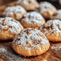 One bite of a Pecan Butterball transports you to a world of buttery bliss. These cookies are characterized by their melt-in-your-mouth texture, which is achieved through a careful balance of ingredients. The rich, nutty flavor of finely chopped pecans mingles beautifully with the sweetness of powdered sugar, creating a delightful contrast that is hard to resist. The cookies are perfectly crumbly, offering a satisfying crunch with each bite, while the buttery goodness ensures that they dissolve luxuriously on your tongue.